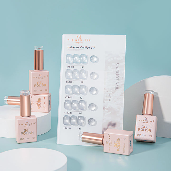 J13 gel polish set – IMG_9564 – product and colour swatch chart