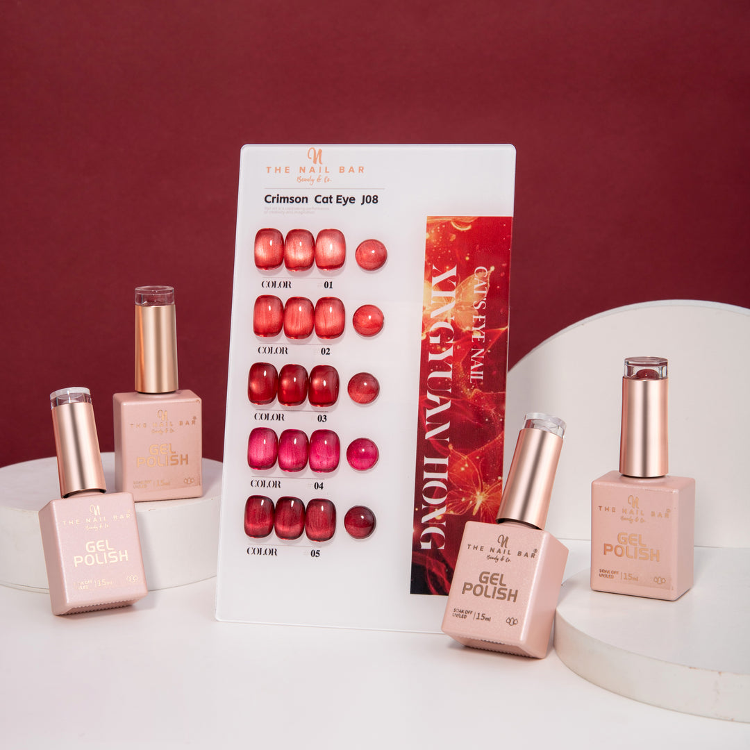 J08 gel polish set – 画板 2 – product and colour swatch chart