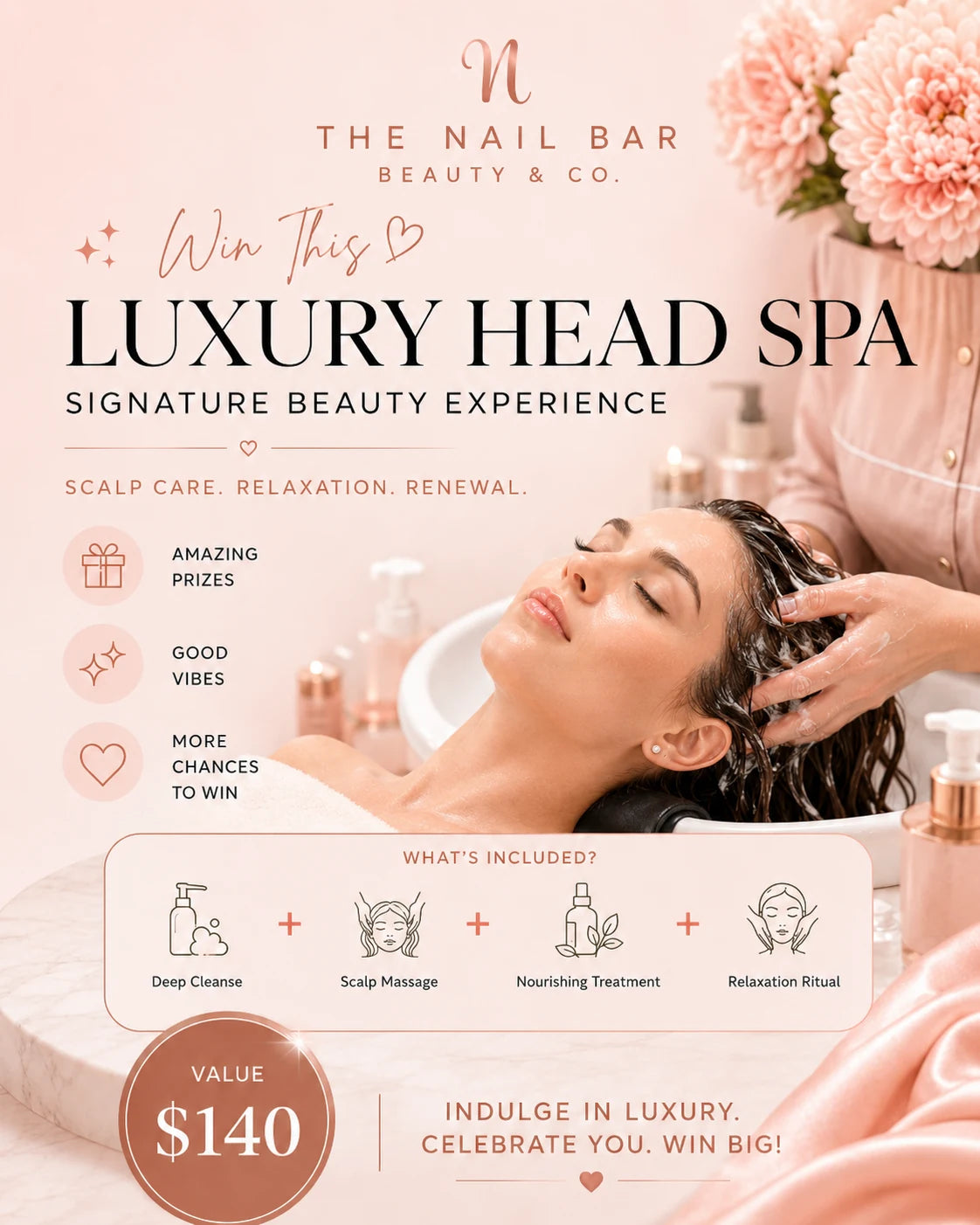 Luxury head spa