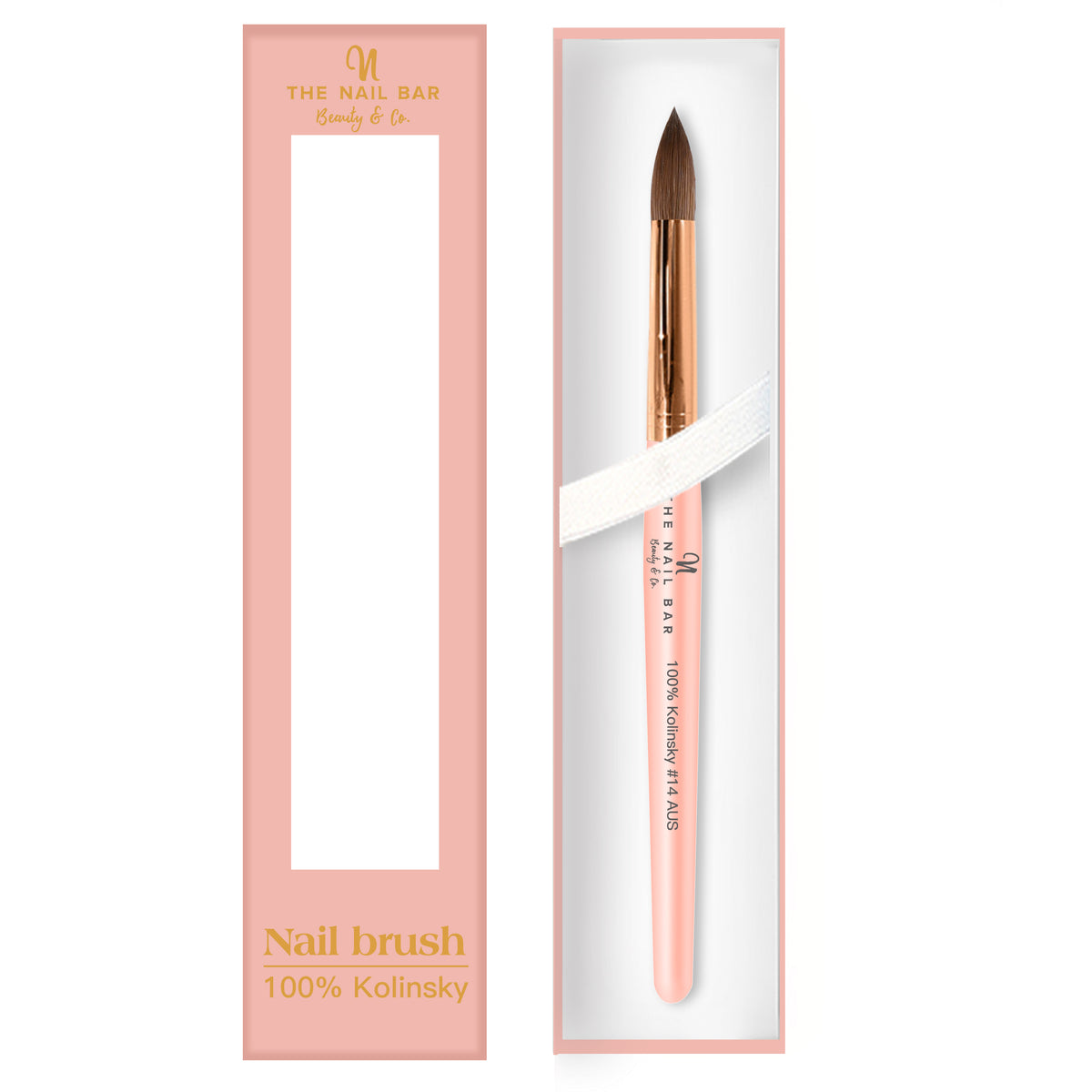Acrylic Nail Brush - 100% Pure Kolinsky