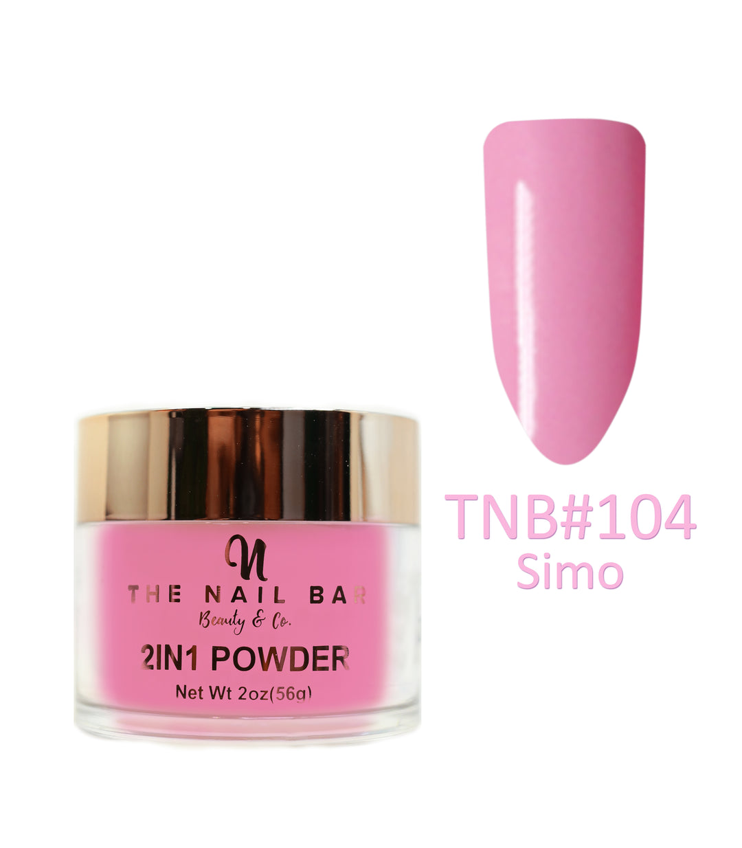 2-In-1 Dipping/Acrylic colour powder (2oz) -Simo - The Nail Bar Beauty & Co.