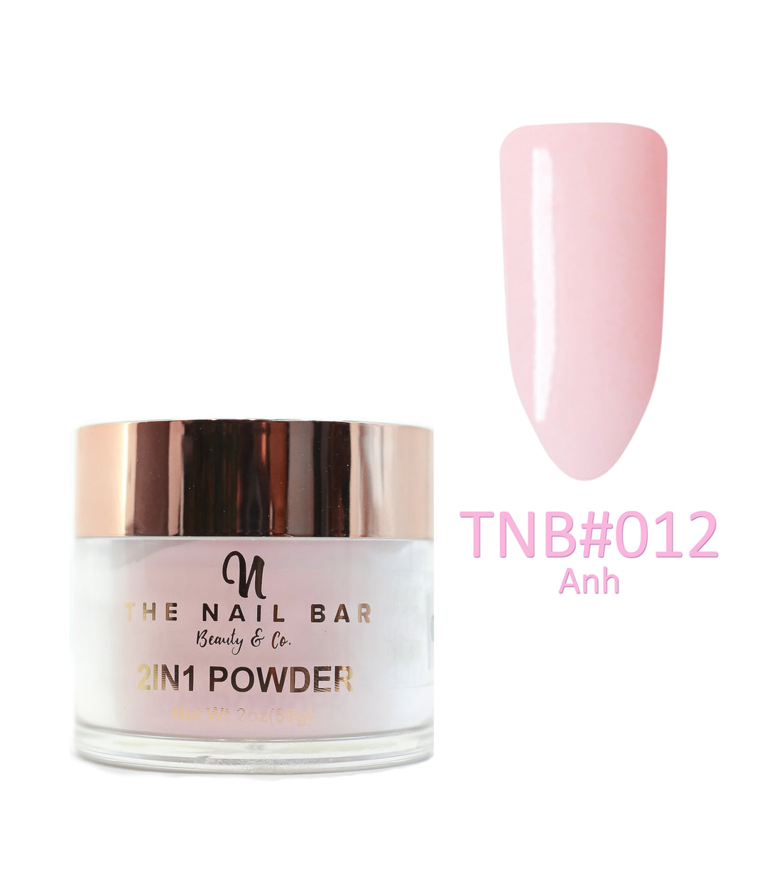 2-In-1 Dipping/Acrylic colour powder (2oz) -Anh - The Nail Bar Beauty & Co.