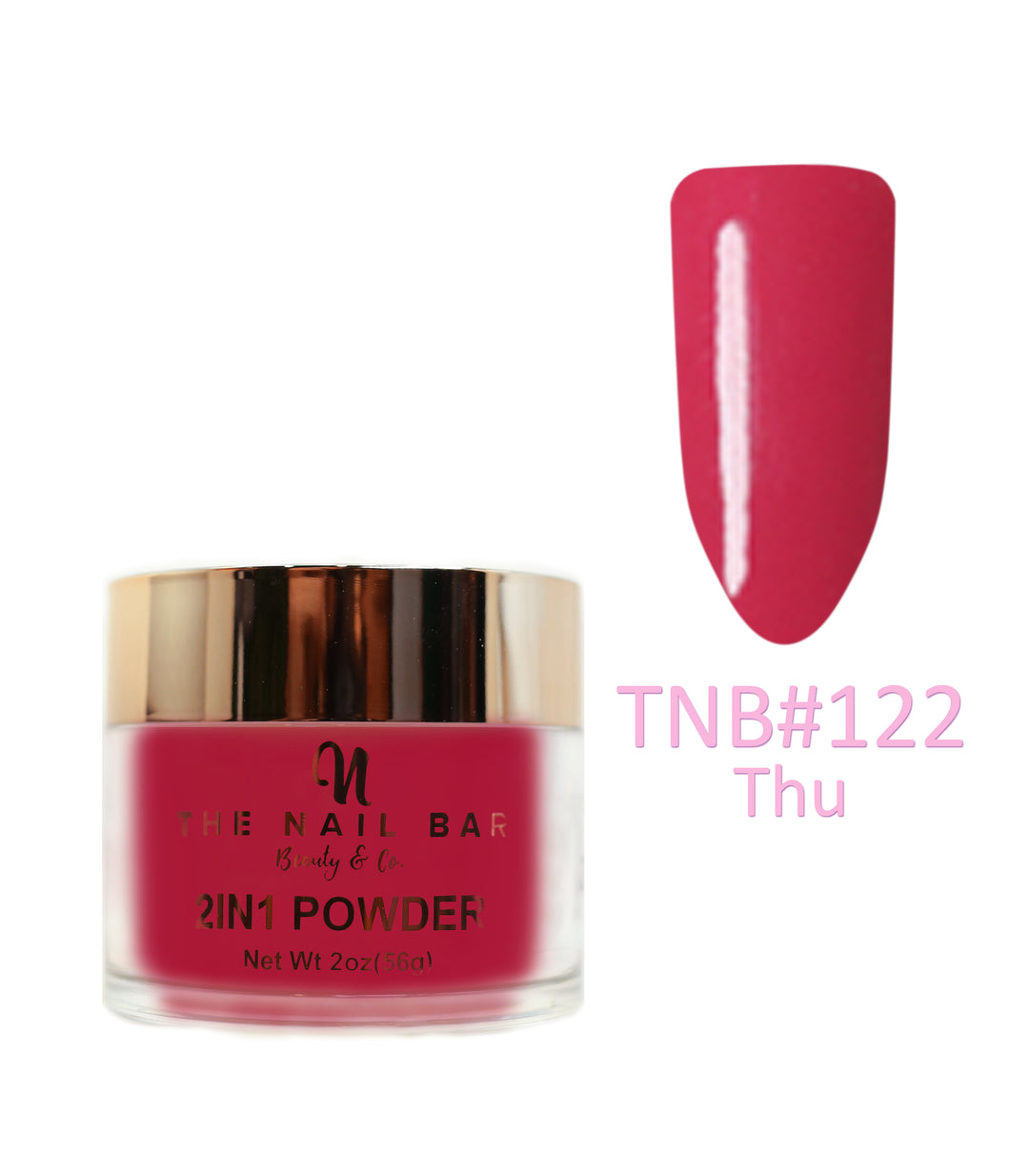 2-In-1 Dipping/Acrylic colour powder (2oz) -Thu - The Nail Bar Beauty & Co.