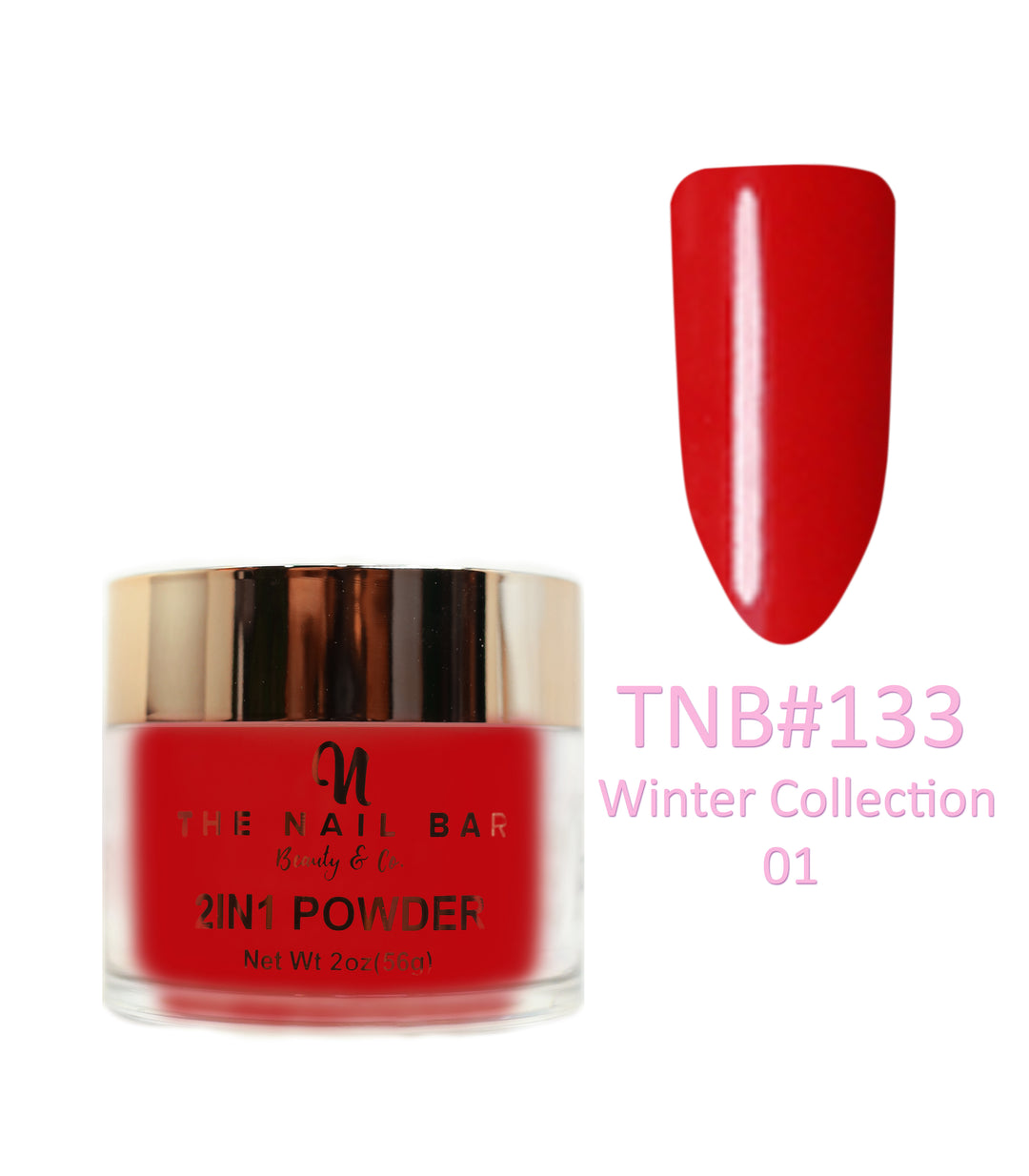 2-In-1 Dipping/Acrylic colour powder (2oz) -Winter collection 01 - The Nail Bar Beauty & Co.