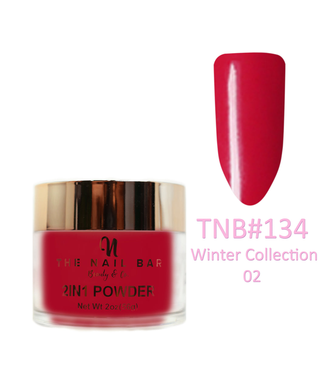 2-In-1 Dipping/Acrylic colour powder (2oz) -Winter collection 02 - The Nail Bar Beauty & Co.