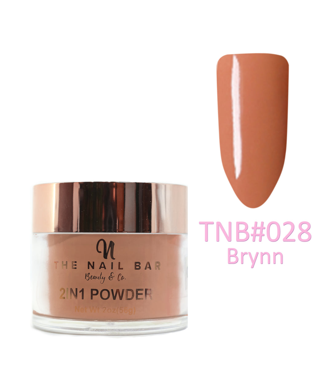 2-In-1 Dipping/Acrylic colour powder (2oz) -Brynn - The Nail Bar Beauty & Co.