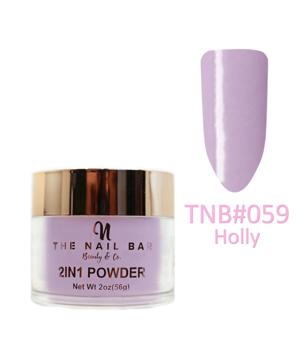 2-In-1 Dipping/Acrylic colour powder (2oz) -Holly - The Nail Bar Beauty & Co.