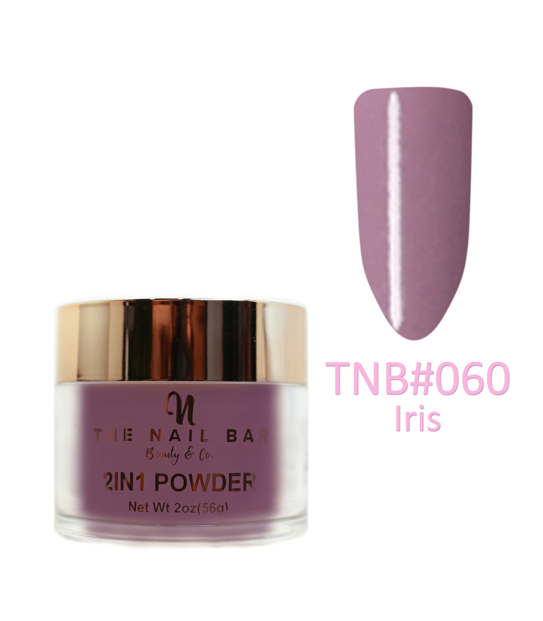 2-In-1 Dipping/Acrylic colour powder (2oz) -Iris - The Nail Bar Beauty & Co.
