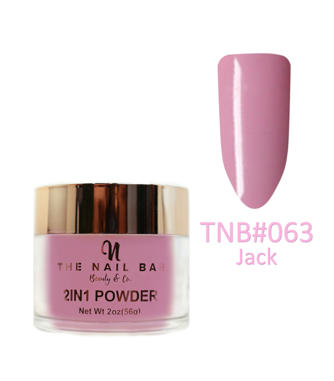 2-In-1 Dipping/Acrylic colour powder (2oz) -Jack - The Nail Bar Beauty & Co.