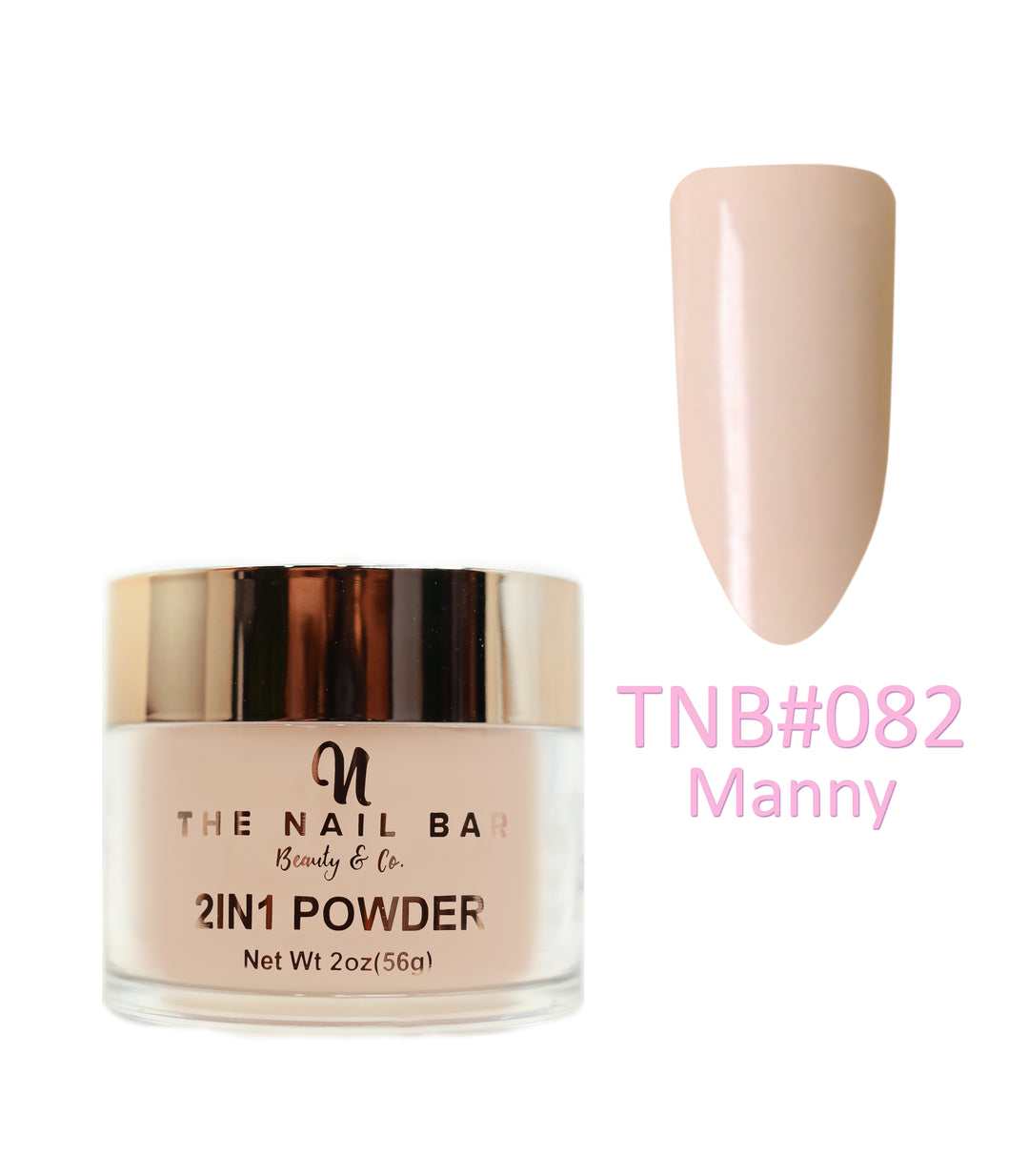 2-In-1 Dipping/Acrylic colour powder (2oz) -Manny - The Nail Bar Beauty & Co.