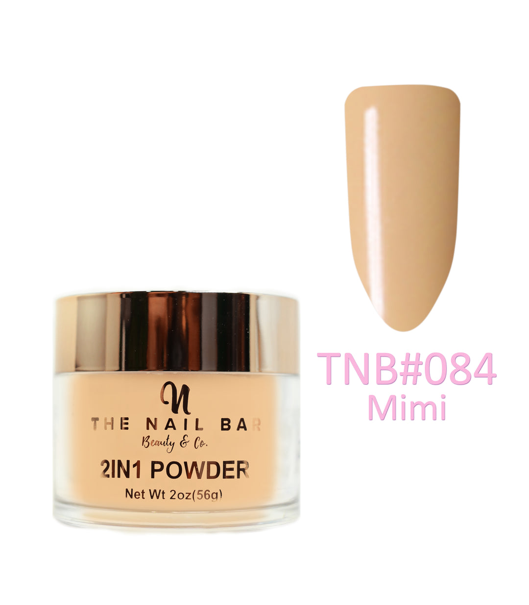 2-In-1 Dipping/Acrylic colour powder (2oz) -Mimi - The Nail Bar Beauty & Co.