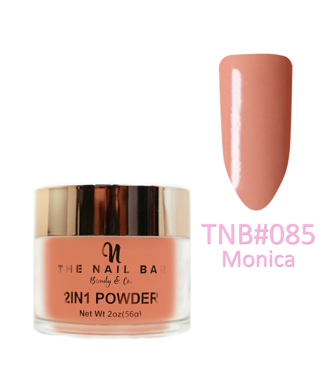 2-In-1 Dipping/Acrylic colour powder (2oz) -Monica - The Nail Bar Beauty & Co.