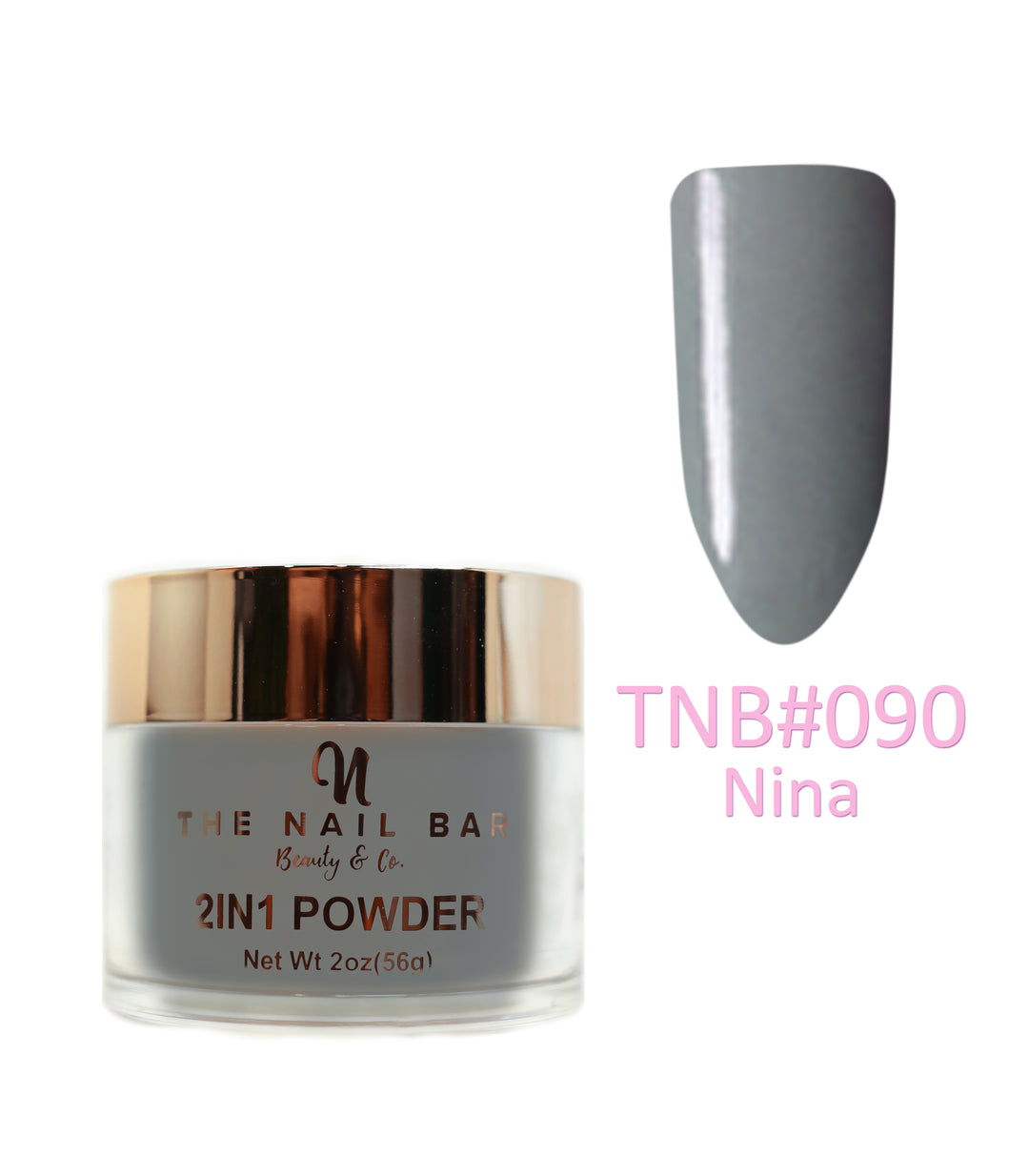 2-In-1 Dipping/Acrylic colour powder (2oz) -Nina - The Nail Bar Beauty & Co.