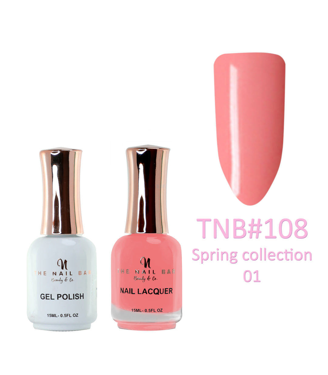 Dual Polish/Gel colour matching (15ml) - Spring collection 01
