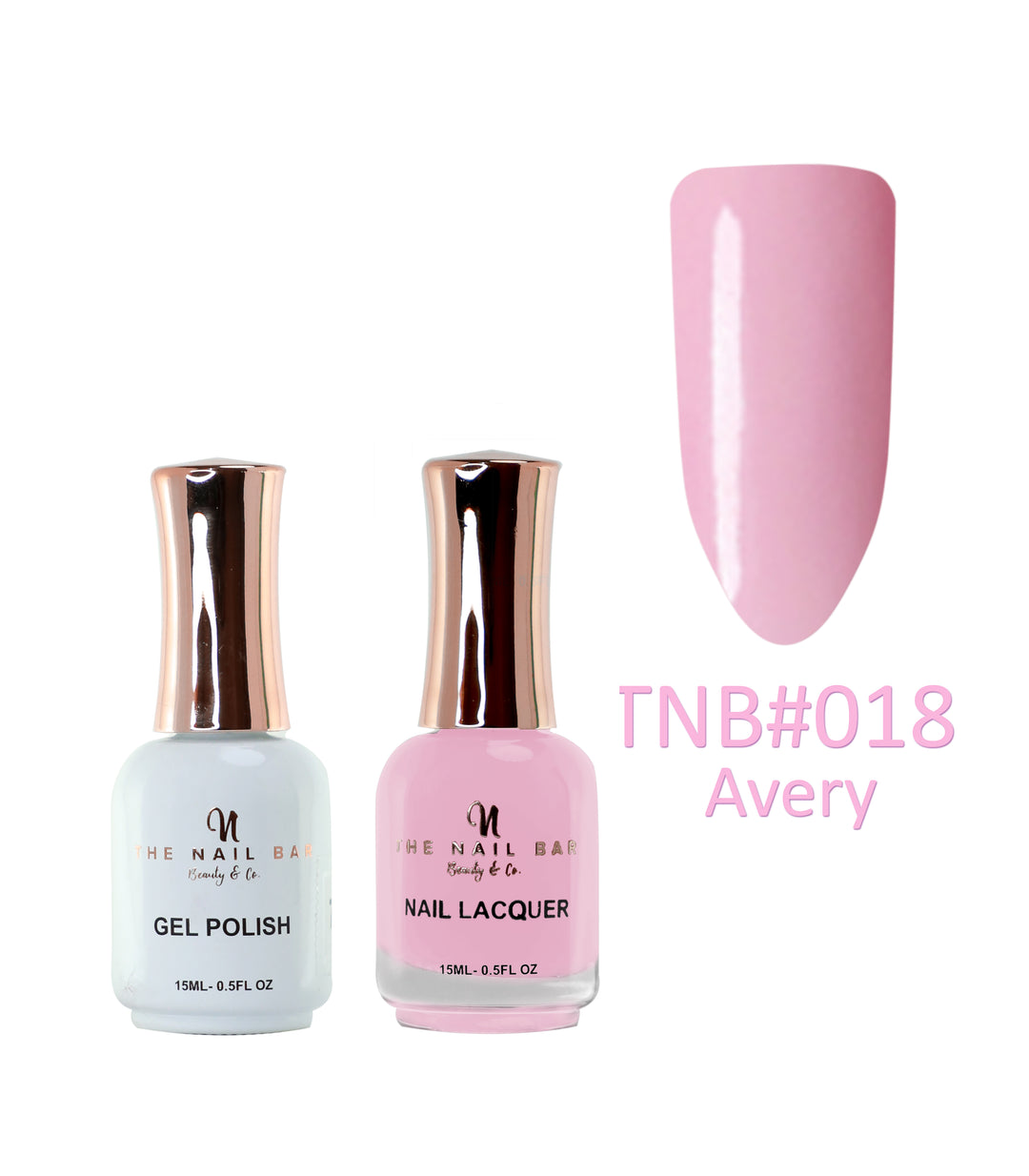 Dual Polish/Gel colour matching (15ml) - Avery - The Nail Bar Beauty & Co.