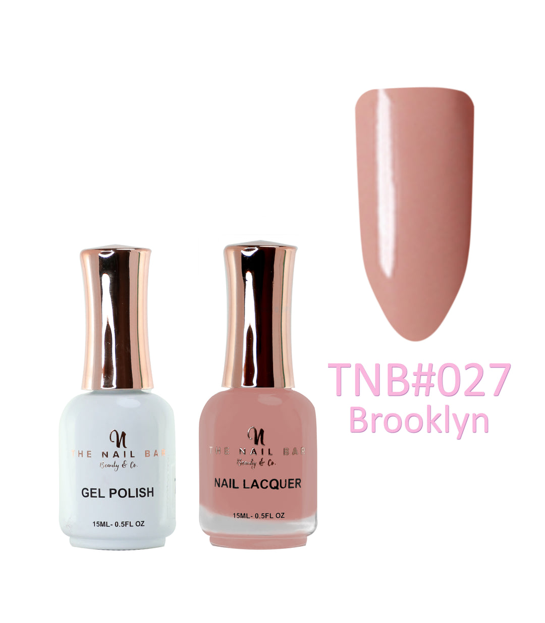 Dual Polish/Gel colour matching (15ml) - Brooklyn - The Nail Bar Beauty & Co.