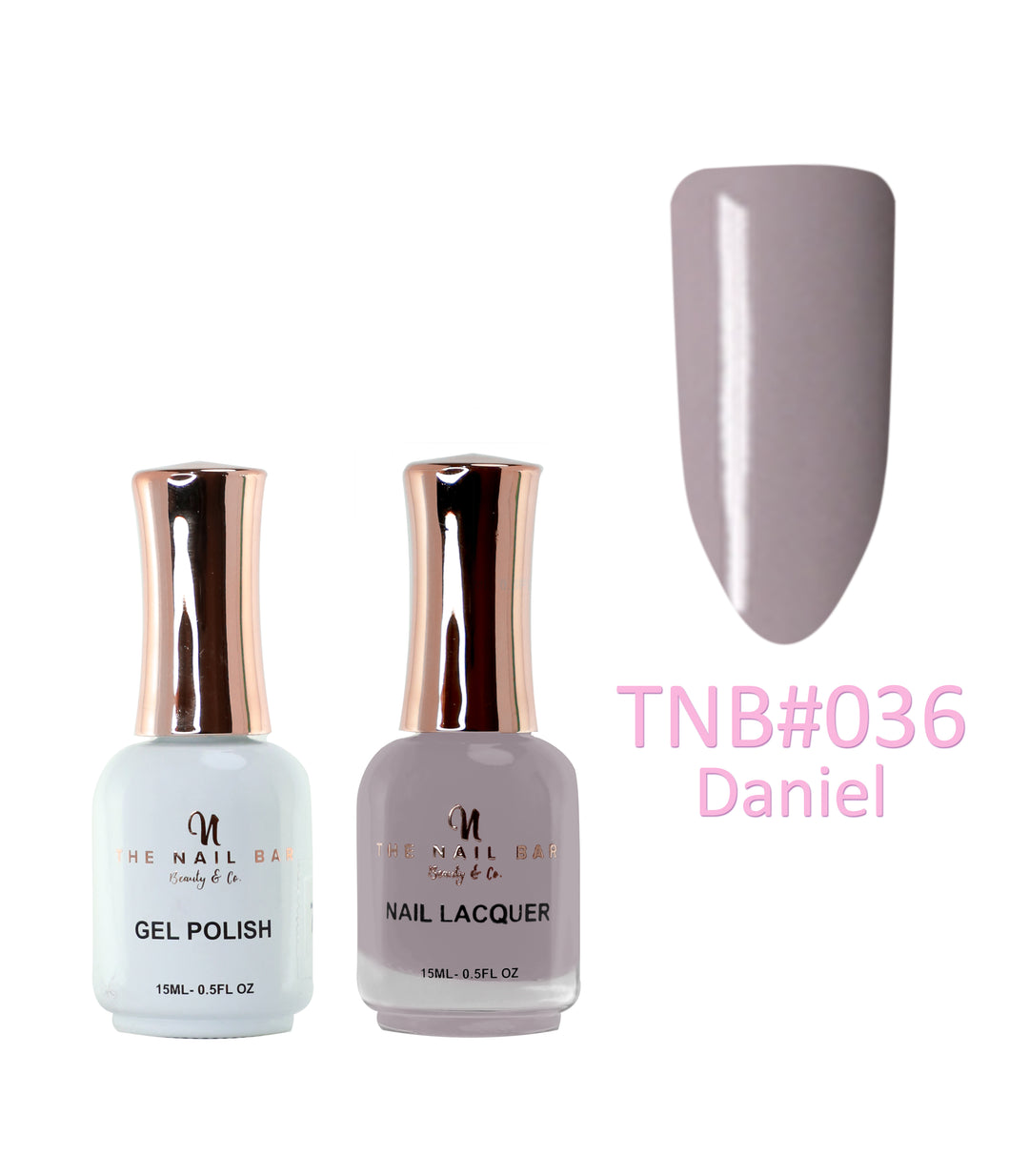 Dual Polish/Gel colour matching (15ml) - Daniel - The Nail Bar Beauty & Co.