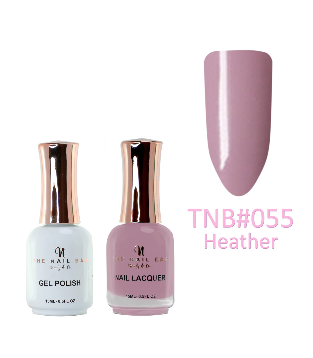 Dual Polish/Gel colour matching (15ml) - Heather - The Nail Bar Beauty & Co.