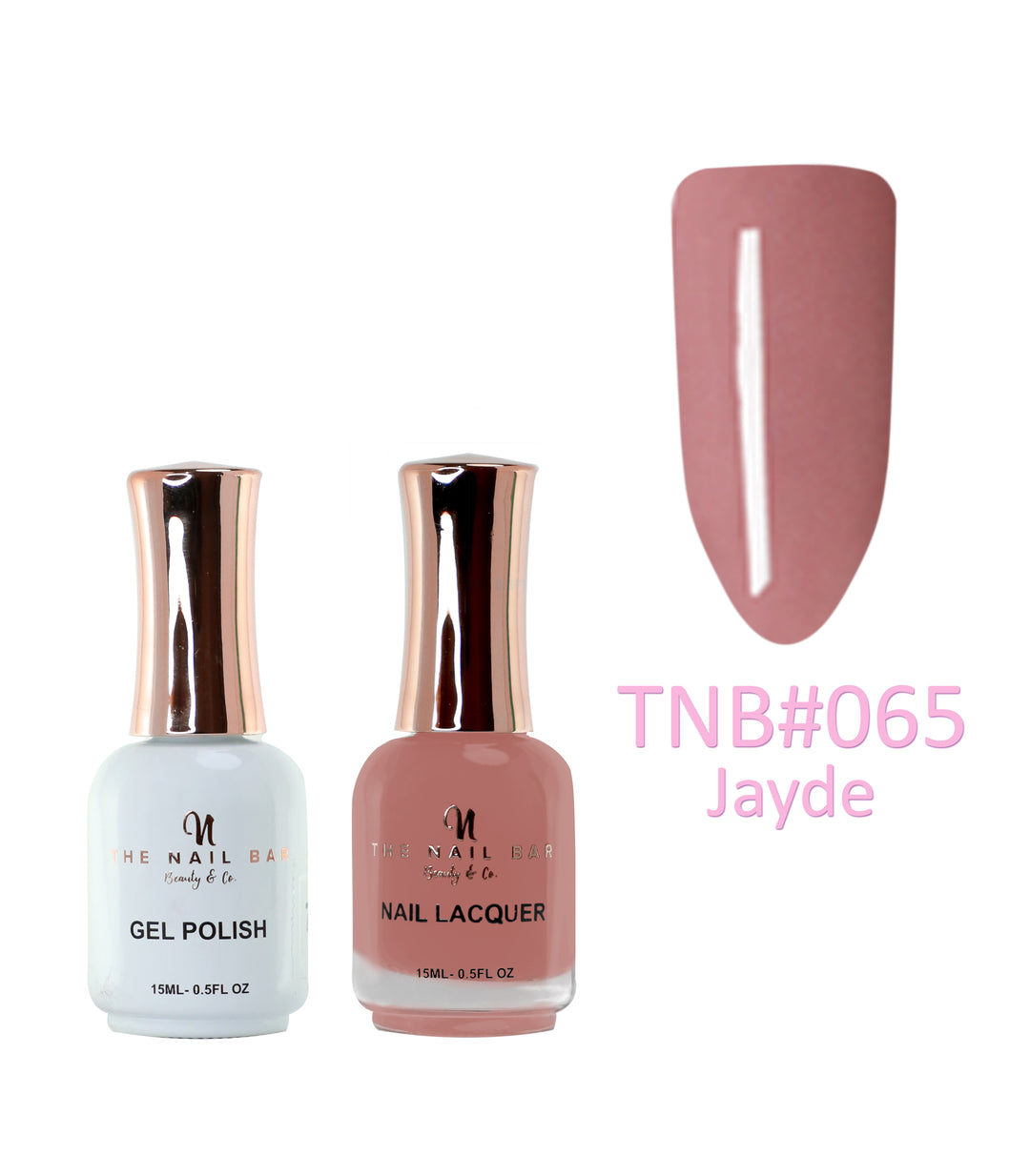 Dual Polish/Gel colour matching (15ml) - Jayde - The Nail Bar Beauty & Co.