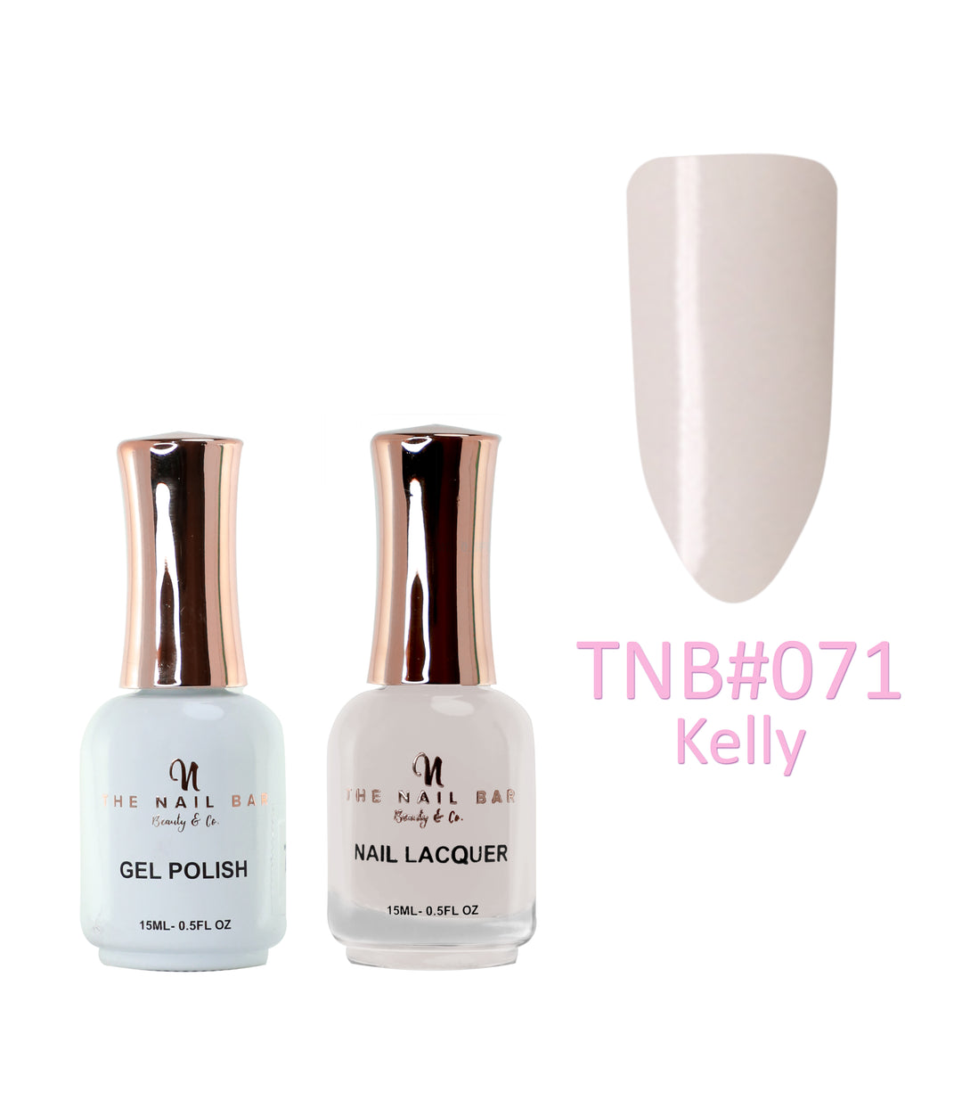 Dual Polish/Gel colour matching (15ml) - Kelly - The Nail Bar Beauty & Co.