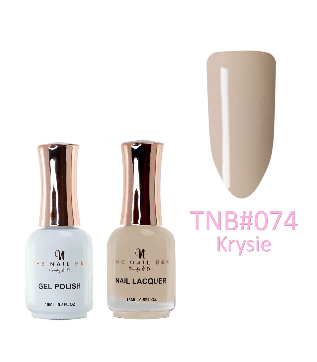 Dual Polish/Gel colour matching (15ml) - Krysie - The Nail Bar Beauty & Co.