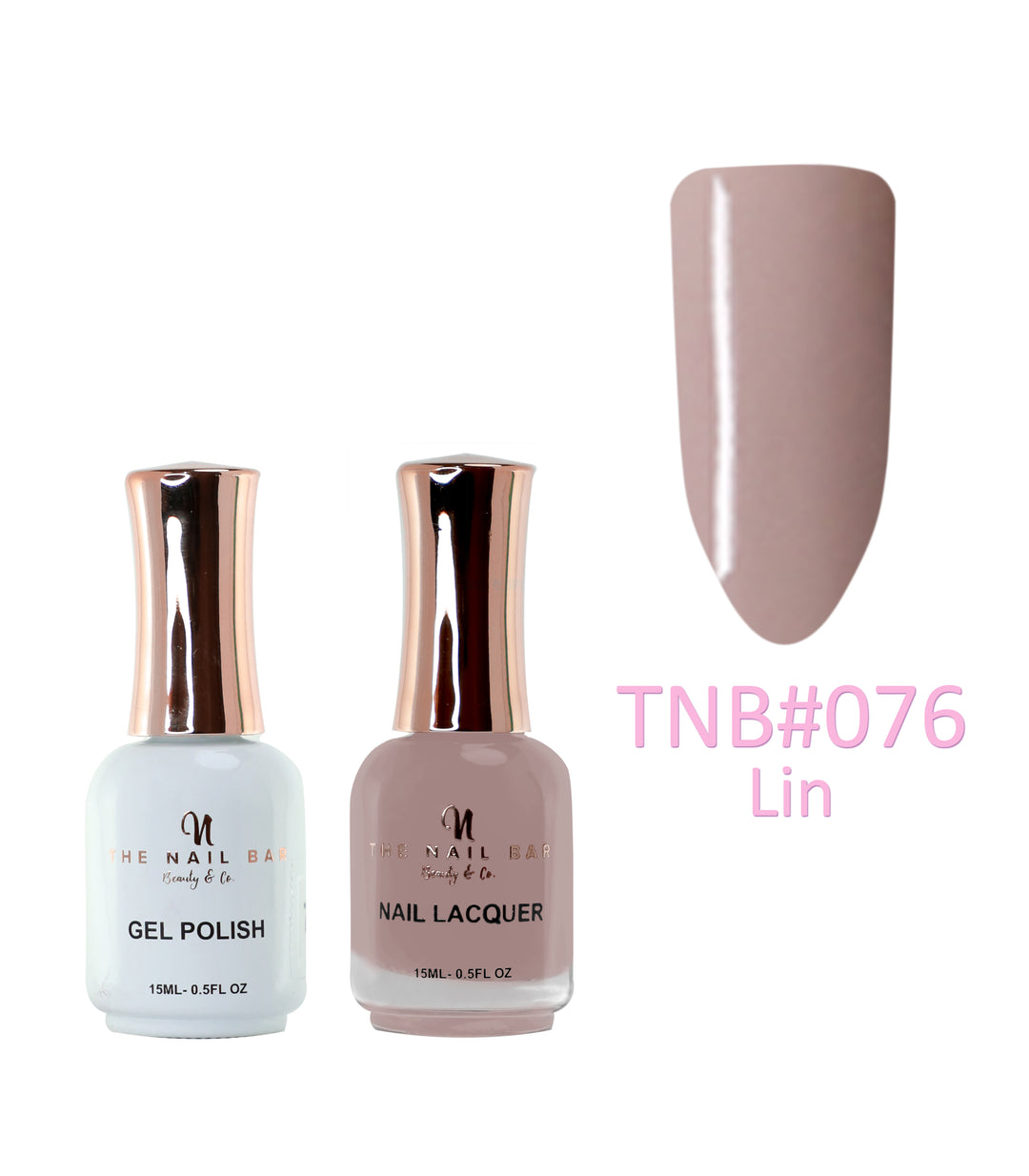Dual Polish/Gel colour matching (15ml) - Lin - The Nail Bar Beauty & Co.
