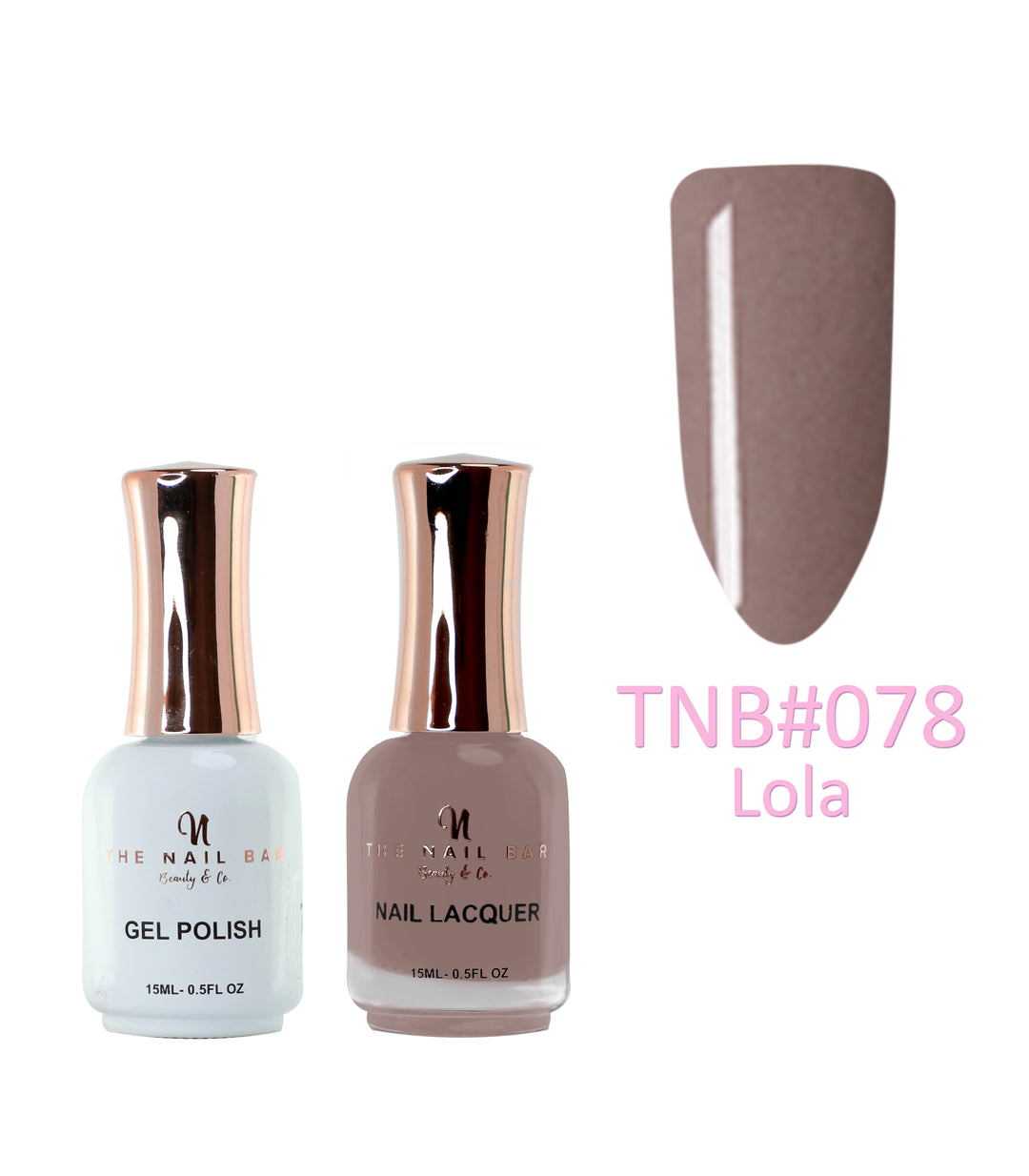 Dual Polish/Gel colour matching (15ml) - Lola - The Nail Bar Beauty & Co.