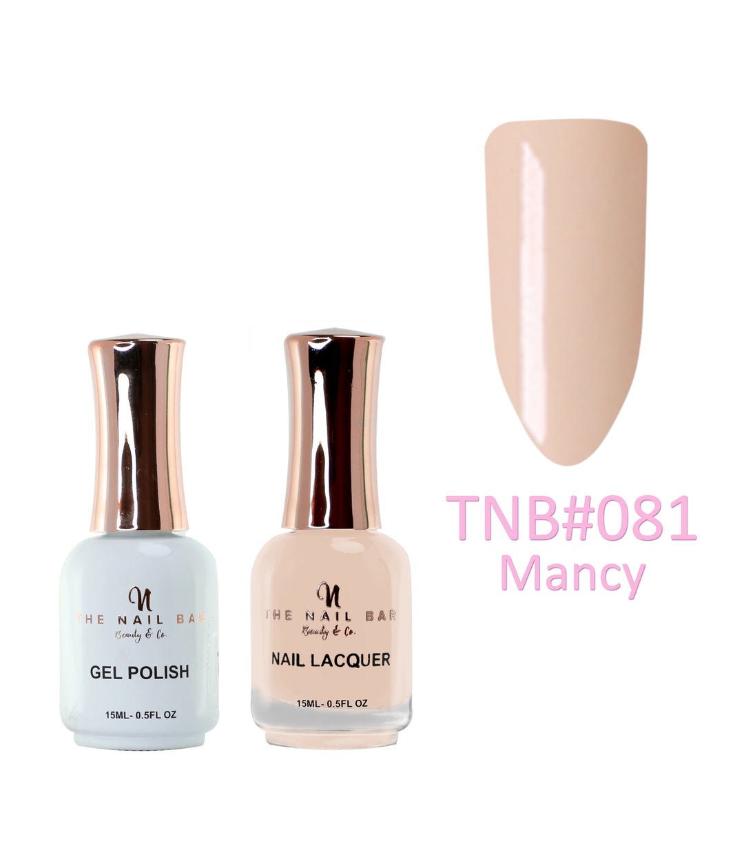 Dual Polish/Gel colour matching (15ml) - Mancy - The Nail Bar Beauty & Co.